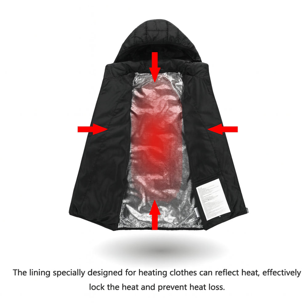 Outdoor Heated Jacket For Winter Warmth And All-Day Comfort | Temsk