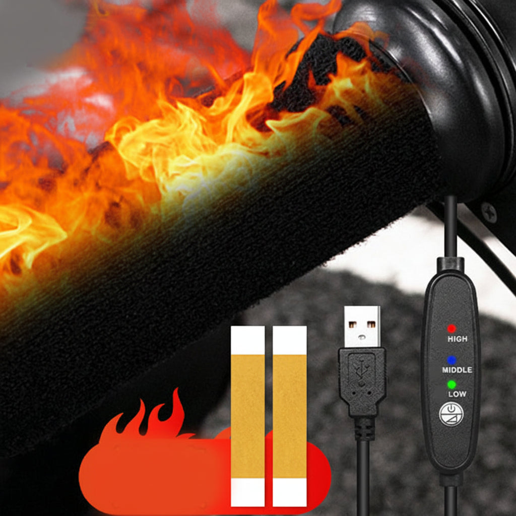 USB zasilane uchwyty do podgrzewanych kierownic z regulacją temperatury | Temsk