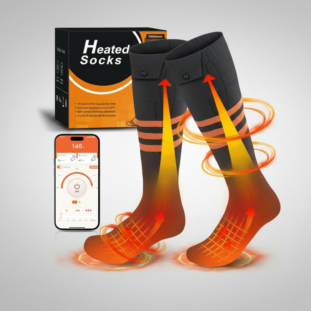 Heated Socks With App Temperature Control For Outdoor Use | Temsk