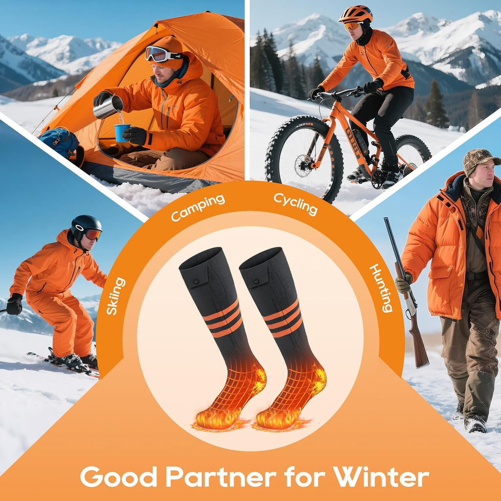 Heated Socks With App Temperature Control For Outdoor Use | Temsk