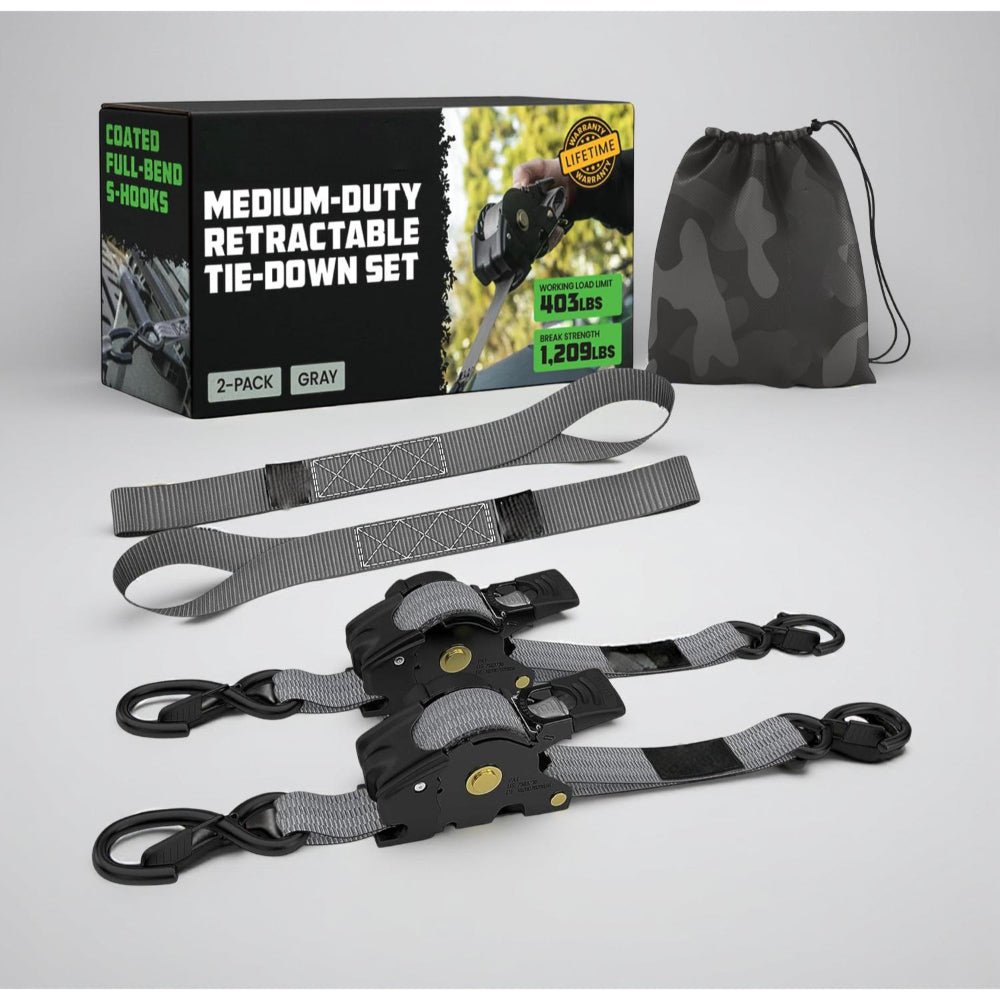 SwiftAnchor Self-Retracting Tie-Down Straps For Secure Cargo | Temsk