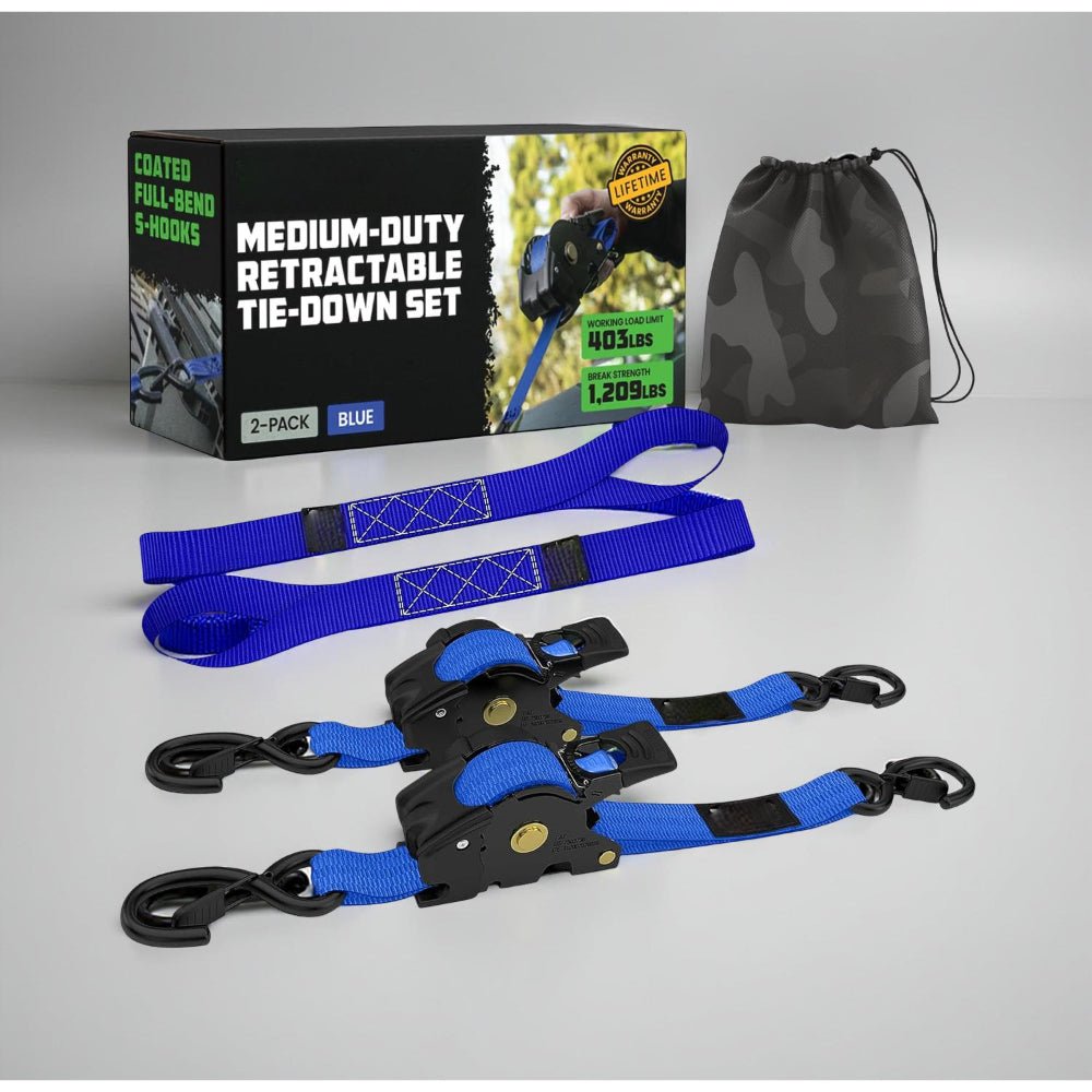 SwiftAnchor Self-Retracting Tie-Down Straps For Secure Cargo | Temsk