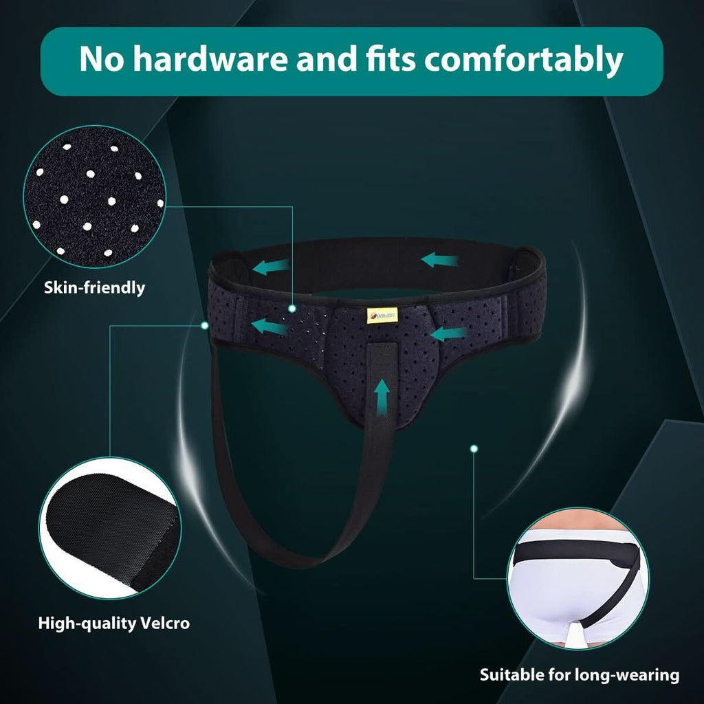 GroinEase Support Belt for Inguinal Hernia Pain Relief | Temsk