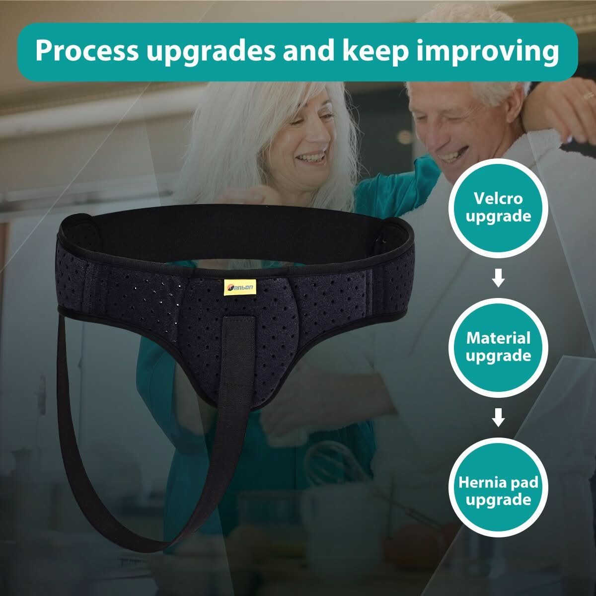 GroinEase Support Belt for Inguinal Hernia Pain Relief | Temsk