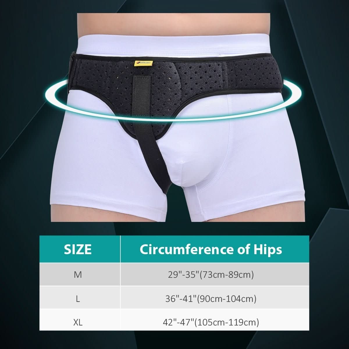 GroinEase Support Belt for Inguinal Hernia Pain Relief | Temsk