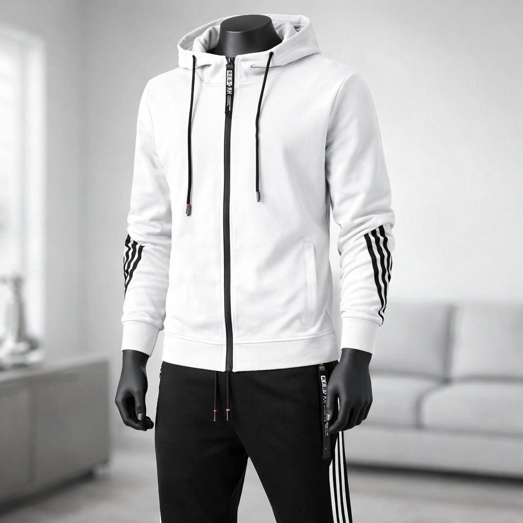 Herren atmungsaktives Trainingsanzug-Set mit Hoodie und Jogginghose | Temsk
