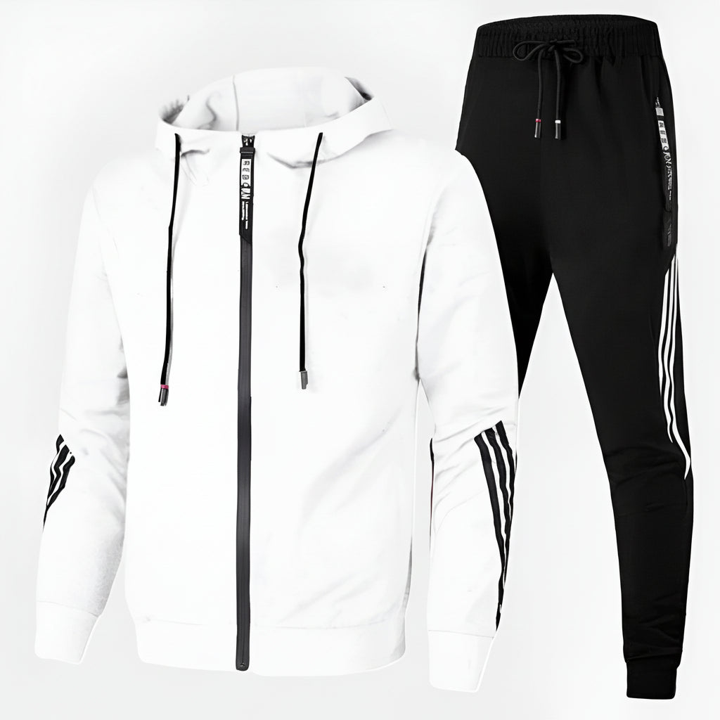 Herren atmungsaktives Trainingsanzug-Set mit Hoodie und Jogginghose | Temsk