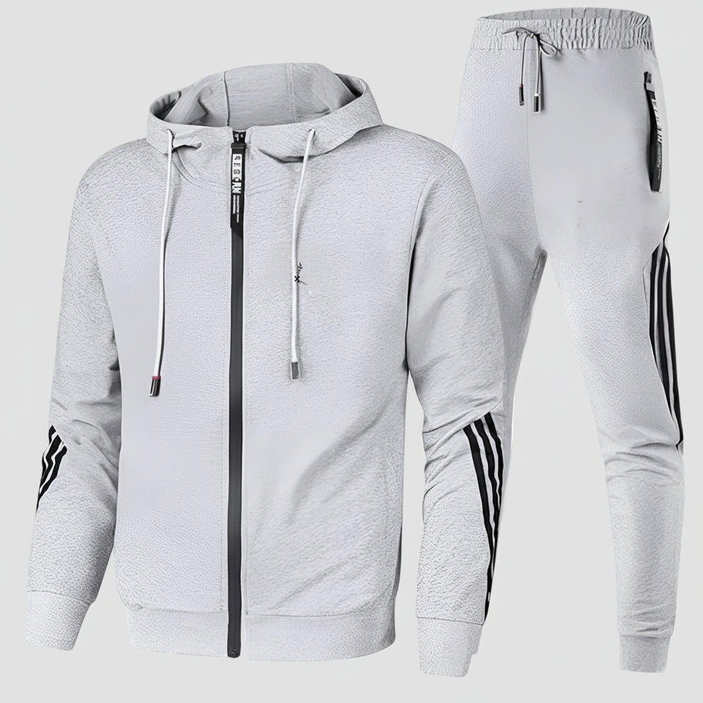 Herren atmungsaktives Trainingsanzug-Set mit Hoodie und Jogginghose | Temsk