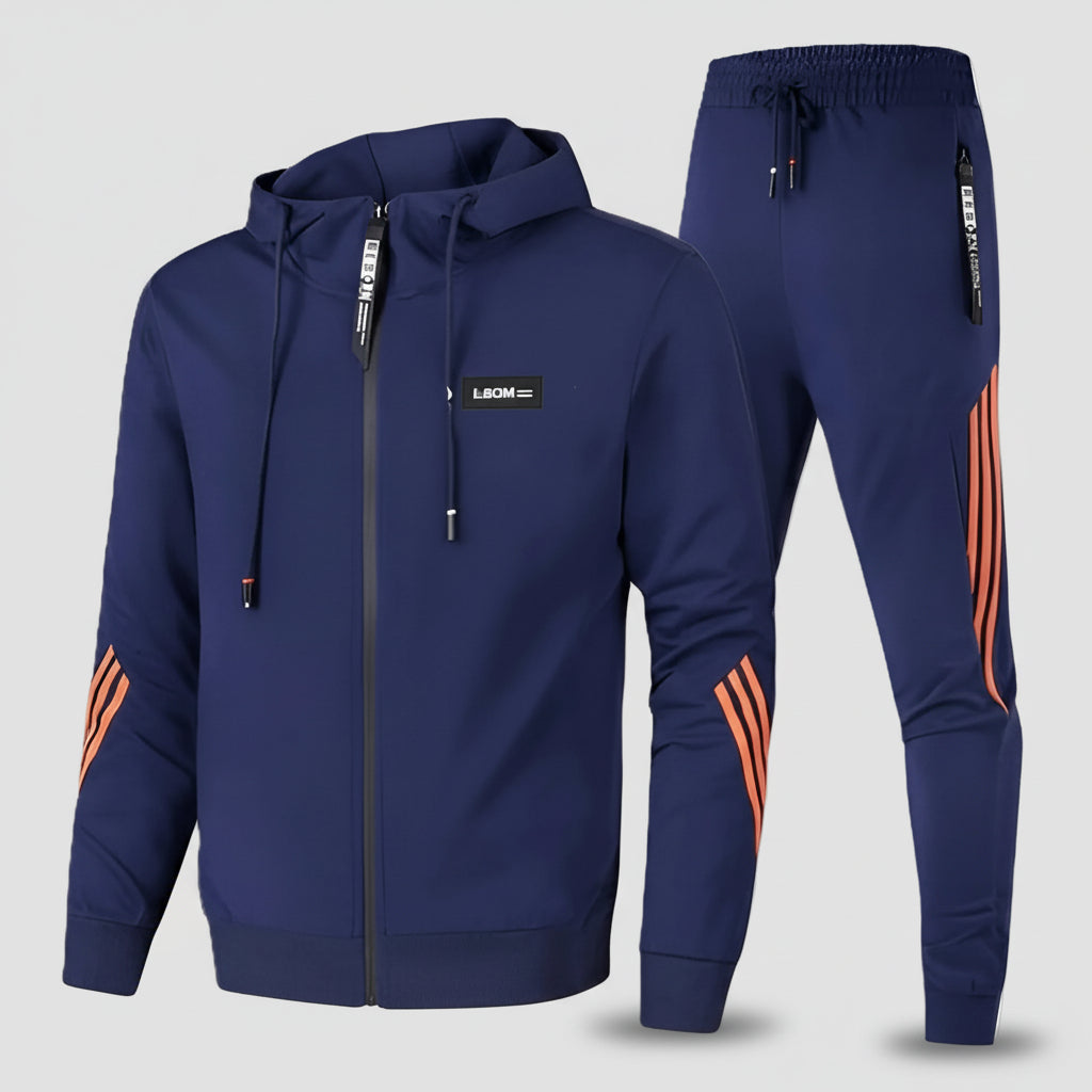 Herren atmungsaktives Trainingsanzug-Set mit Hoodie und Jogginghose | Temsk