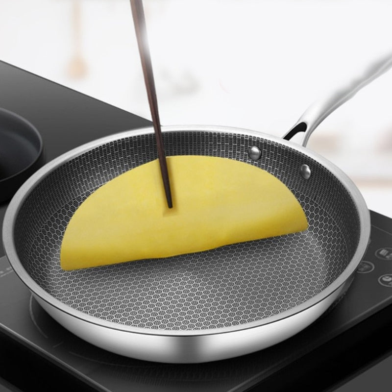 NovaChef Stainless Steel Nonstick Frying Pan For Everyday Cooking | Temsk