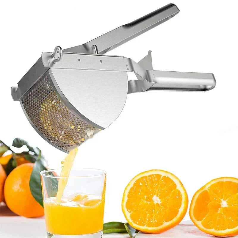 FloraMash High-Performance Stainless Steel Potato Press for Baby Food and Fruit | Temsk
