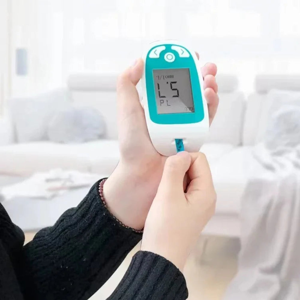 Heim-Blutzucker- und Cholesterin-Testkit mit LCD-Anzeige | Temsk