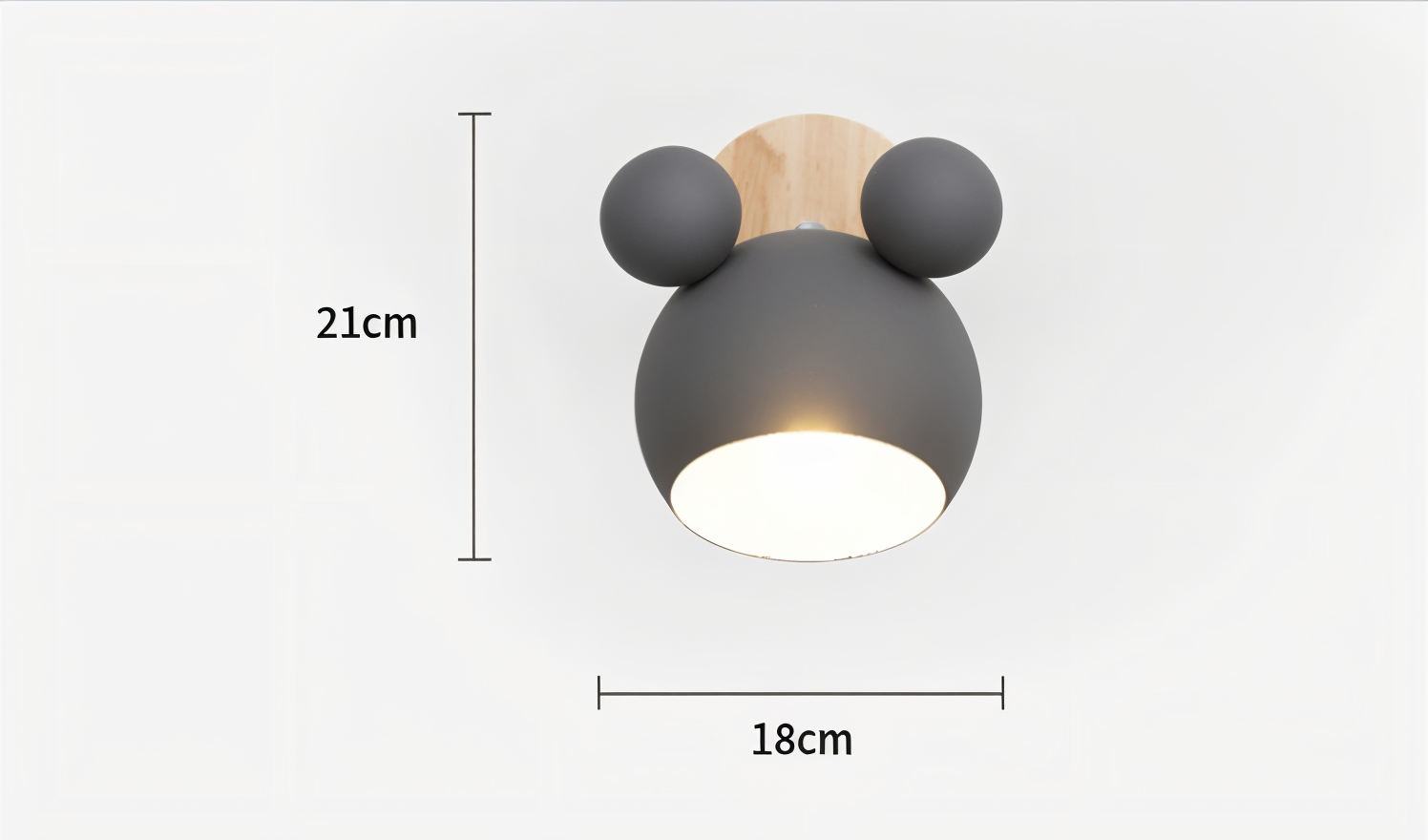 Verspielte moderne Wandleuchte von FlashMouse, ein eleganter Wohnakzent | Temsk