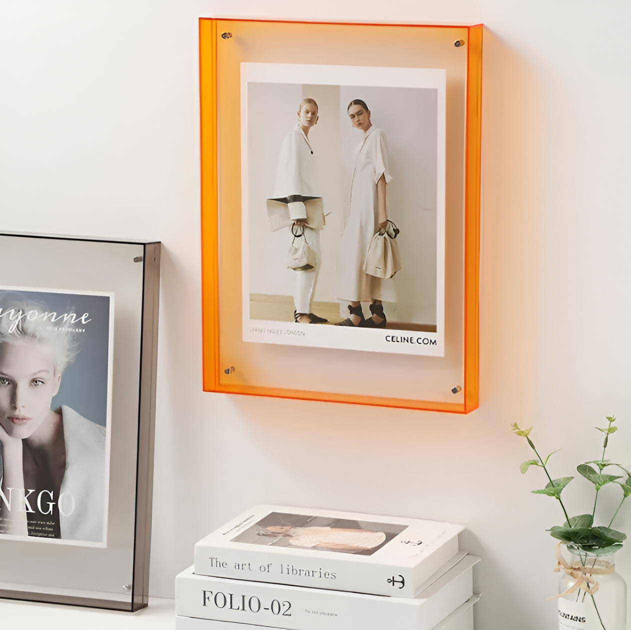 Acryl-Fotorahmen für moderne minimalistische Präsentation mit schlankem Look | Temsk