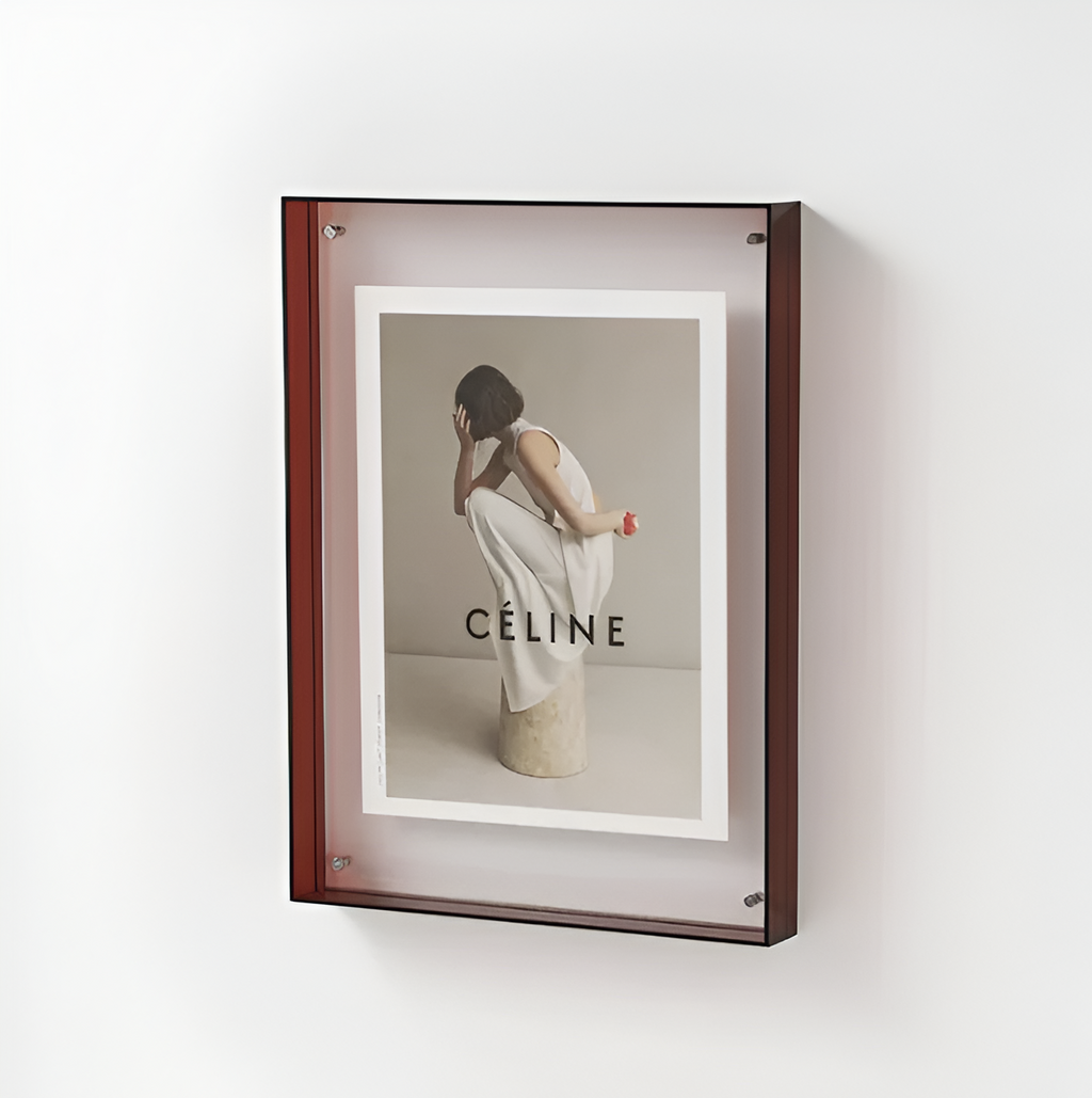 Acryl-Fotorahmen für moderne minimalistische Präsentation mit schlankem Look | Temsk