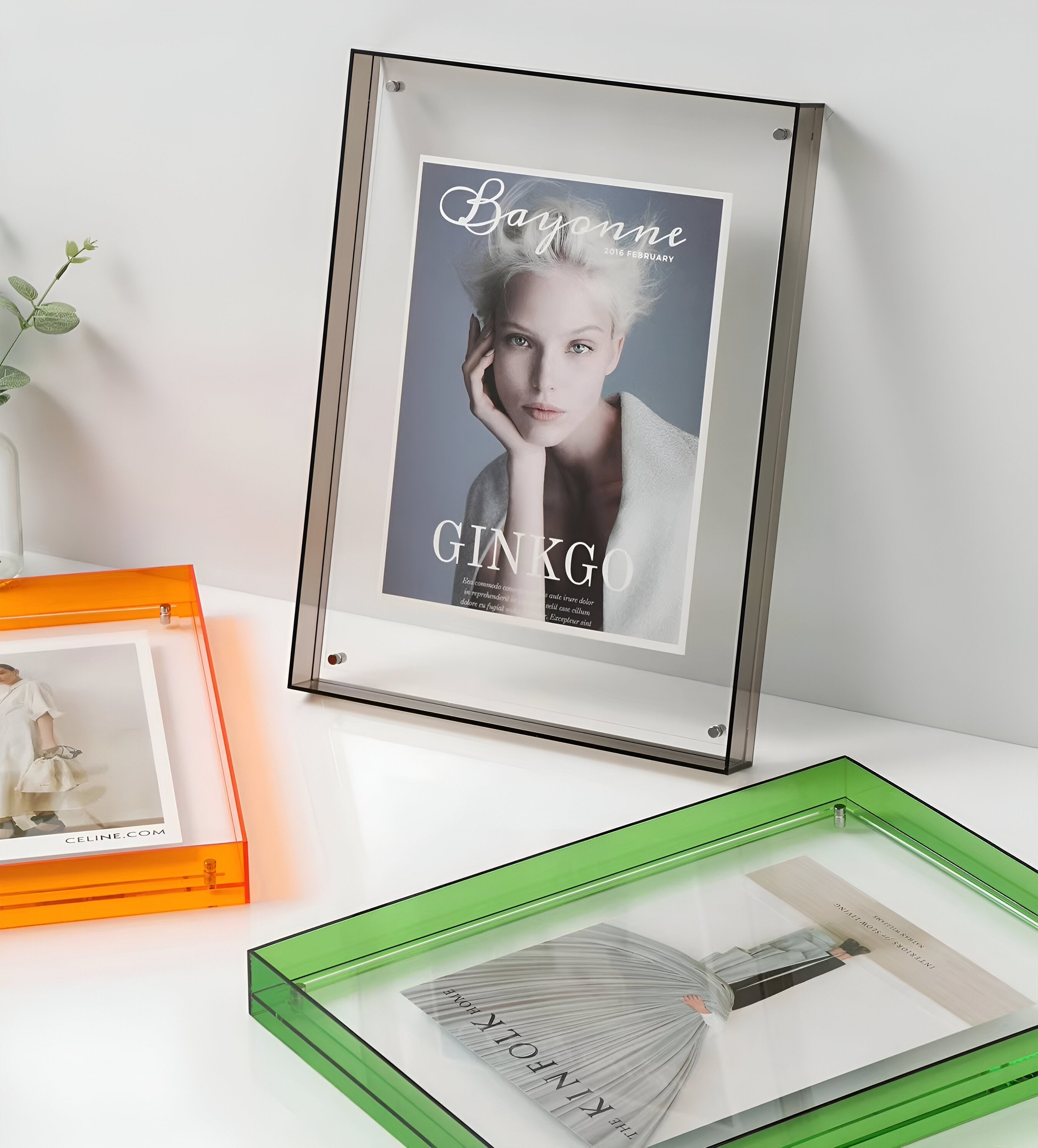 Acryl-Fotorahmen für moderne minimalistische Präsentation mit schlankem Look | Temsk
