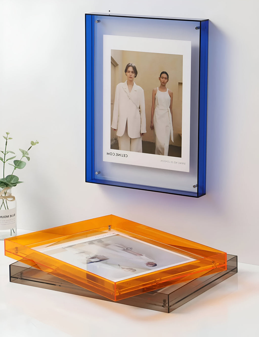 Acryl-Fotorahmen für moderne minimalistische Präsentation mit schlankem Look | Temsk