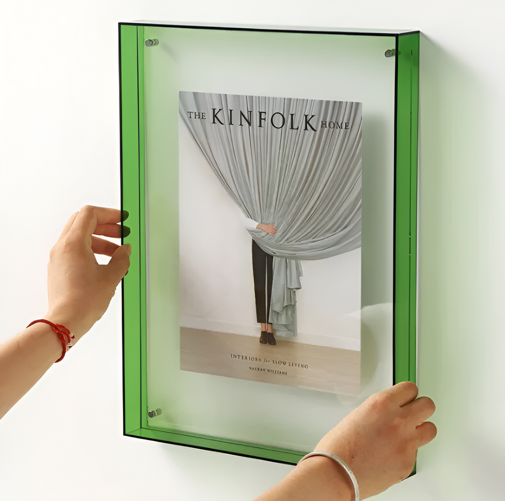 Acryl-Fotorahmen für moderne minimalistische Präsentation mit schlankem Look | Temsk