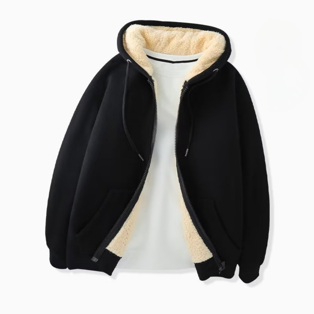 Casual Hooded Zip Jacket With Lined Interior Outerwear | Temsk