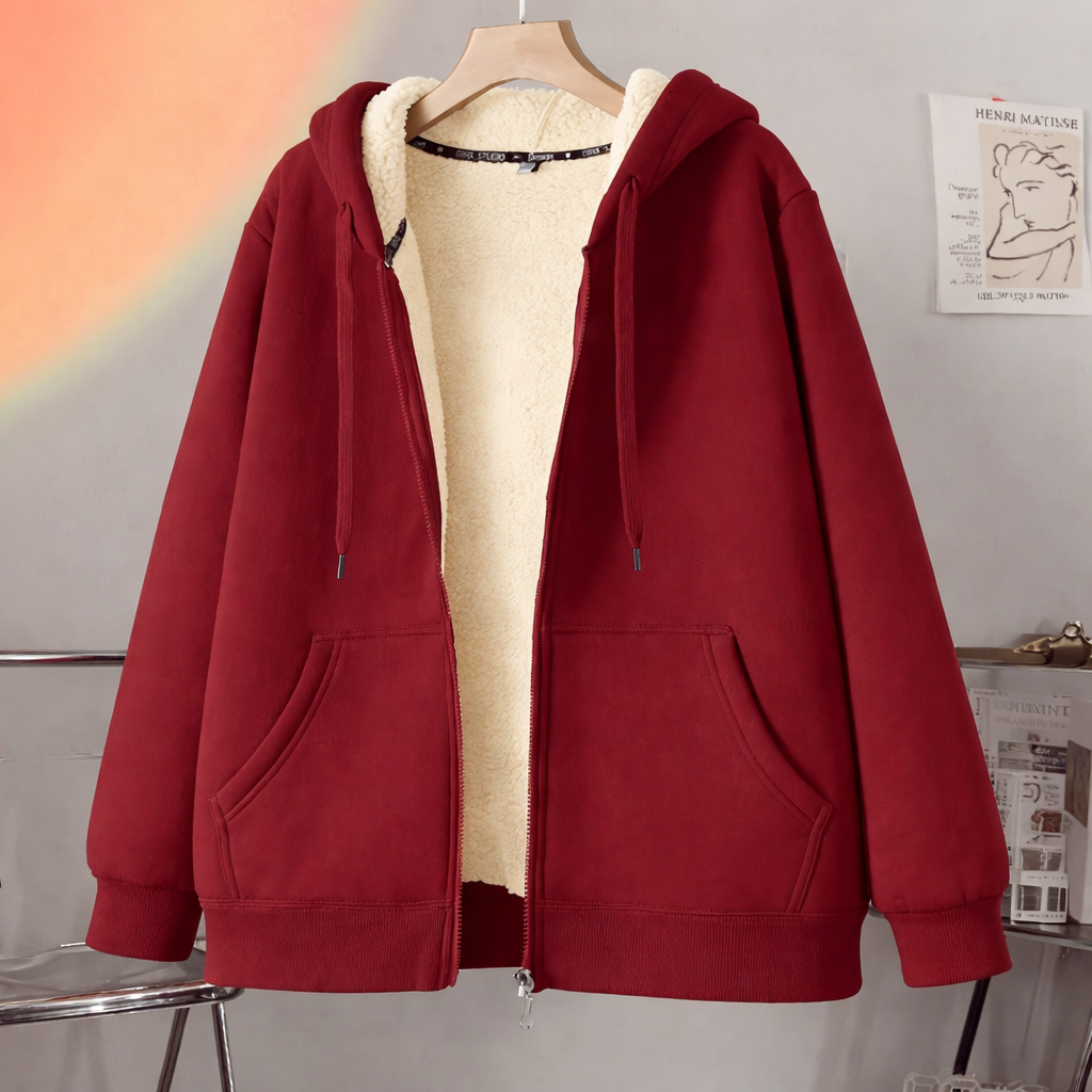 Casual Hooded Zip Jacket With Lined Interior Outerwear | Temsk