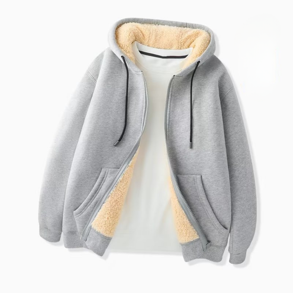 Casual Hooded Zip Jacket With Lined Interior Outerwear | Temsk