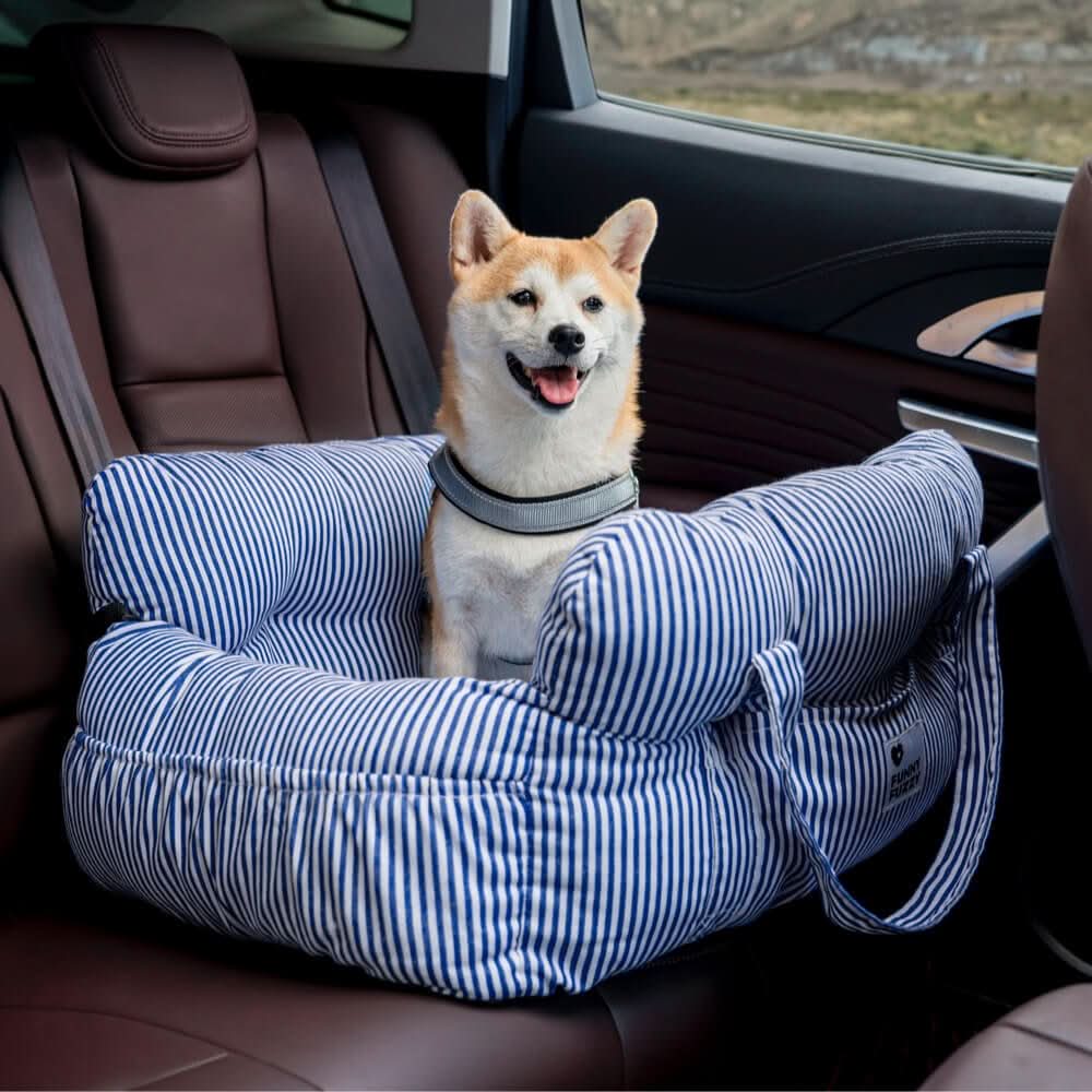 CozyTrail Dog Seat Bed With Safety Belt And Non Slip Base For Car And Home | Temsk