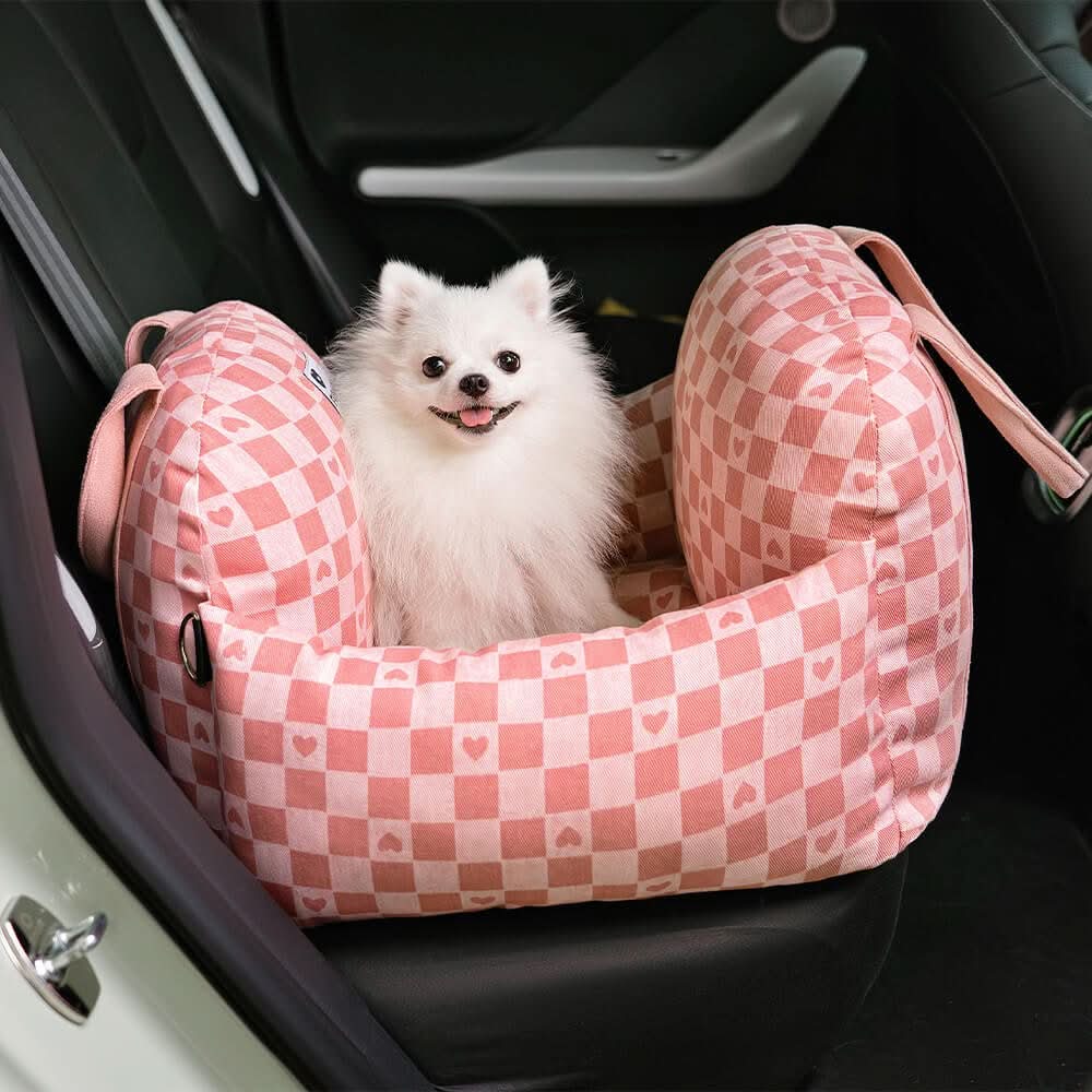 CozyTrail Dog Seat Bed With Safety Belt And Non Slip Base For Car And Home | Temsk