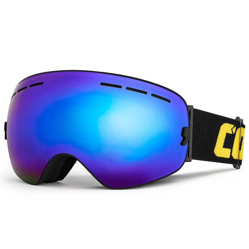 LumaView UV400 Antifog Ski Goggles With Double Layer And Panoramic Spherical Lens | Temsk