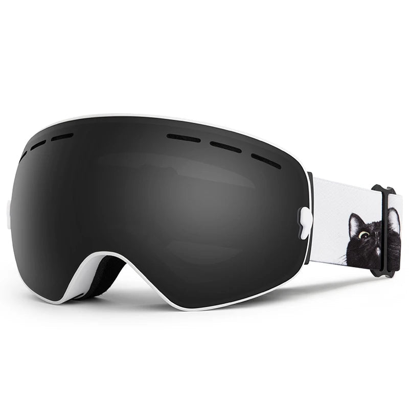 LumaView UV400 Antifog Ski Goggles With Double Layer And Panoramic Spherical Lens | Temsk