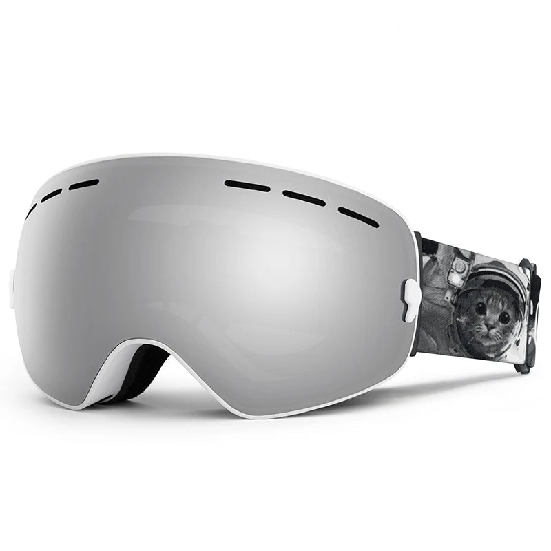 LumaView UV400 Antifog Ski Goggles With Double Layer And Panoramic Spherical Lens | Temsk