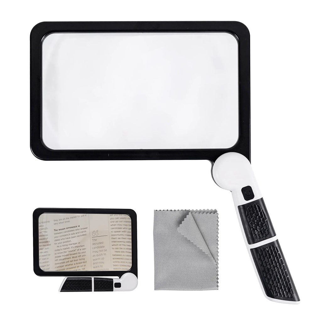 LumaSight LED Magnifying Glass For Clear Eye Friendly Vision | Temsk