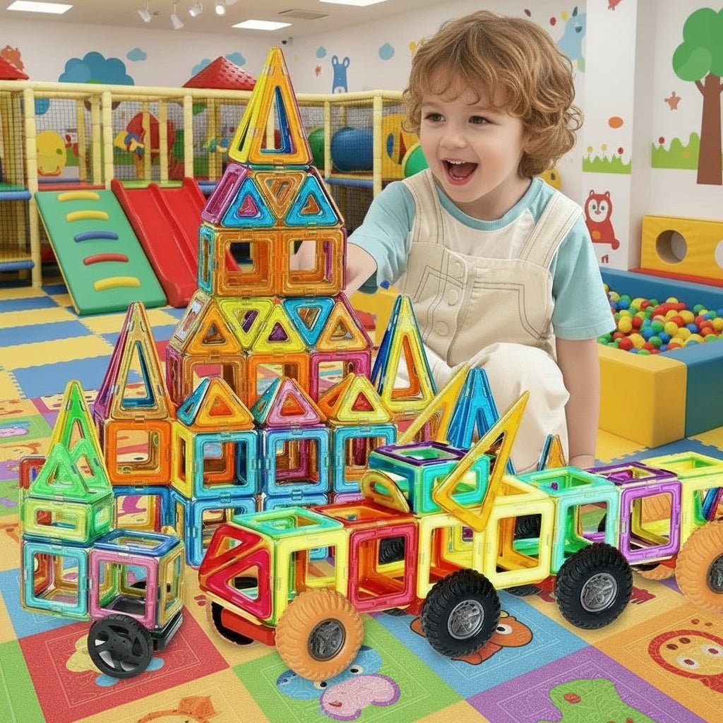 MagnoBuild Creative Magnetic Building Blocks For Kids | Temsk