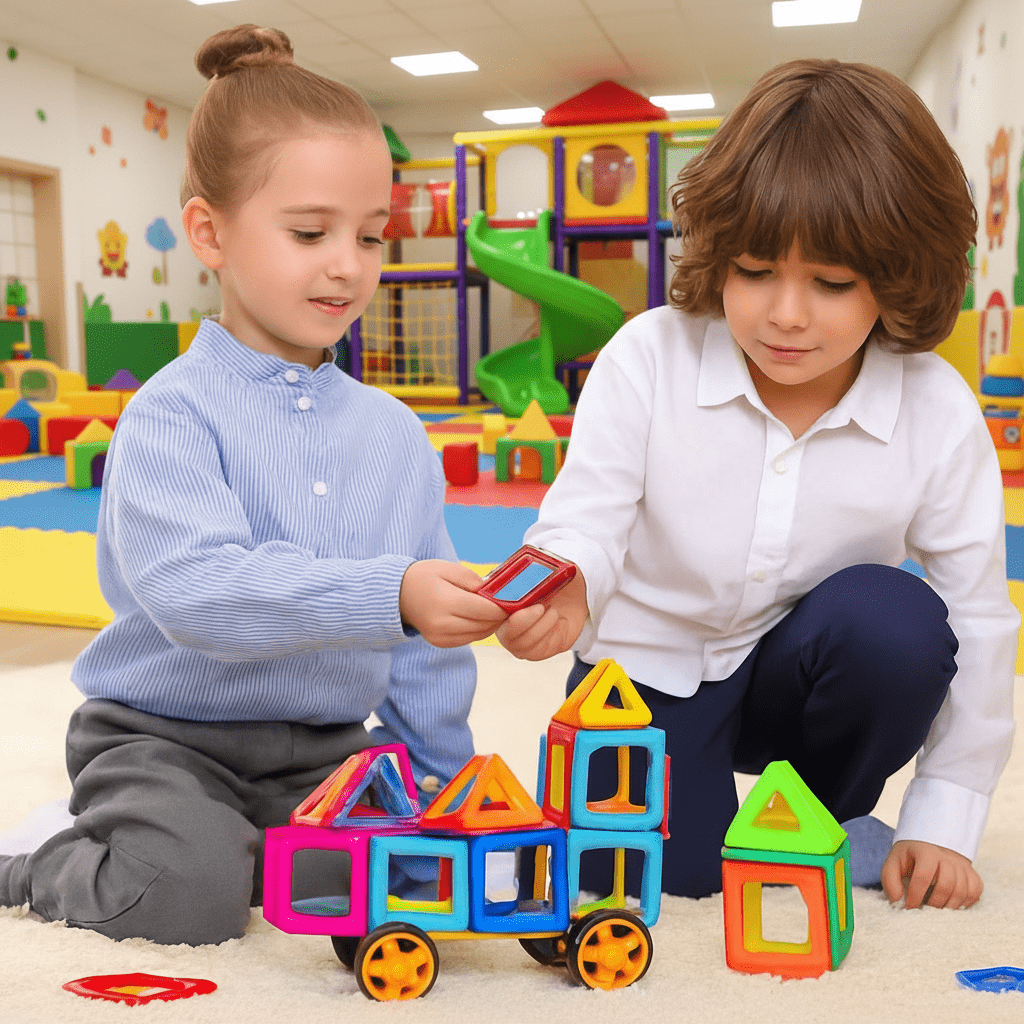 MagnoBuild Creative Magnetic Building Blocks For Kids | Temsk