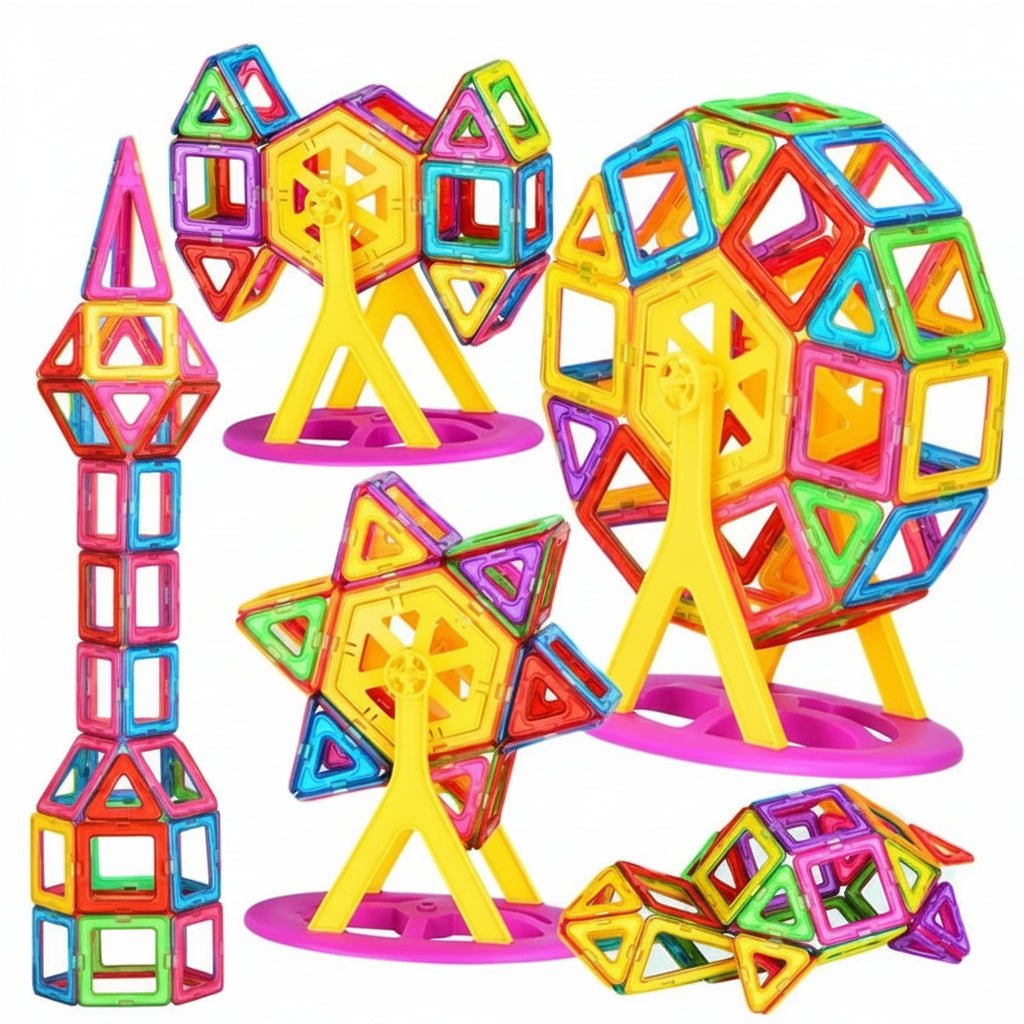 MagnoBuild Creative Magnetic Building Blocks For Kids | Temsk