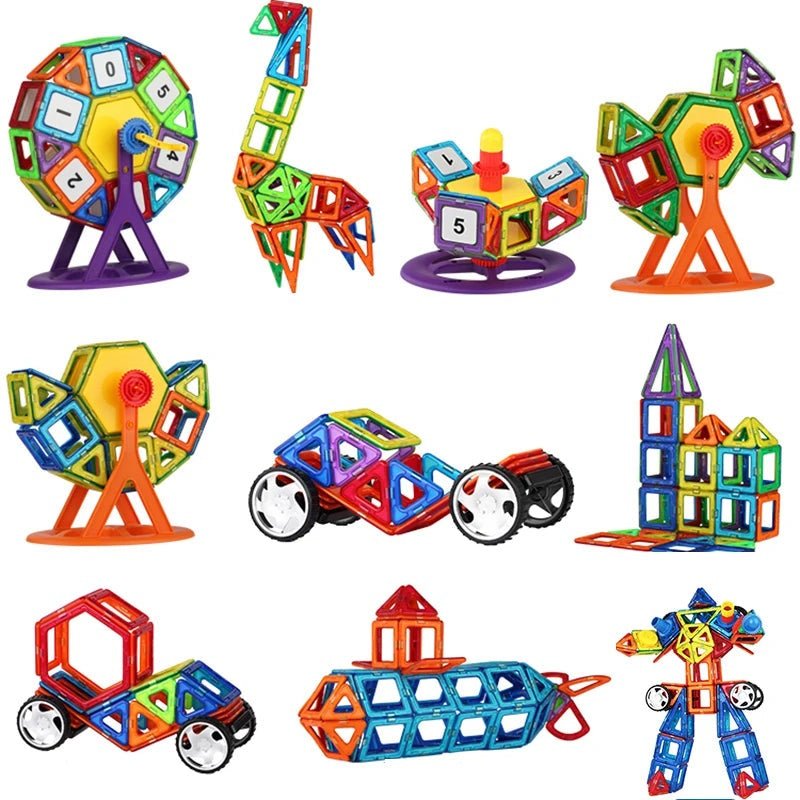 MagnoBuild Creative Magnetic Building Blocks For Kids | Temsk