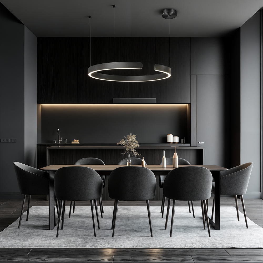 Astraelle Nordic Ring Chandelier for Modern Living Spaces | Temsk