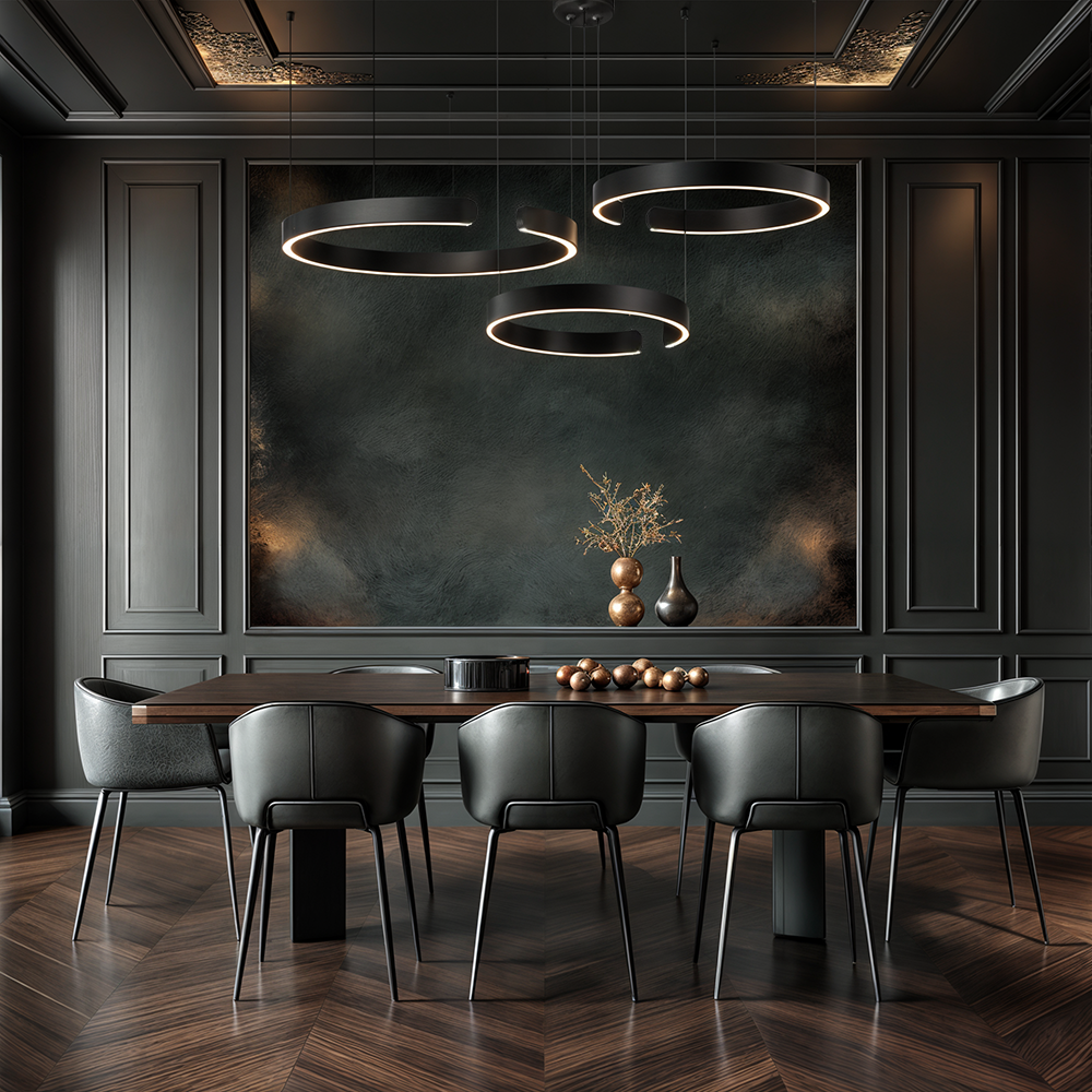 Astraelle Nordic Ring Chandelier for Modern Living Spaces | Temsk