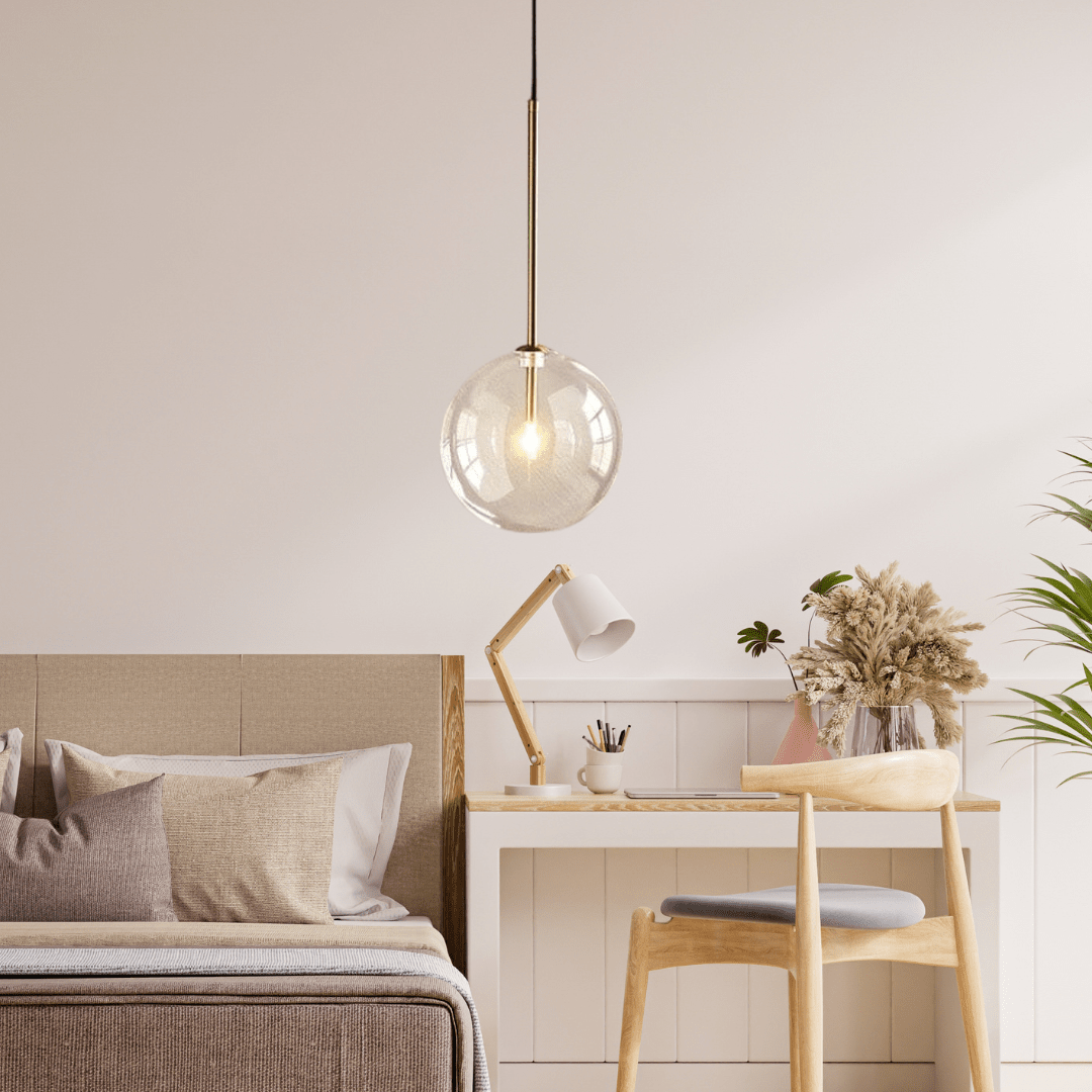 Lunel Glass Ball Pendant Light for Nordic Modern Homes | Temsk