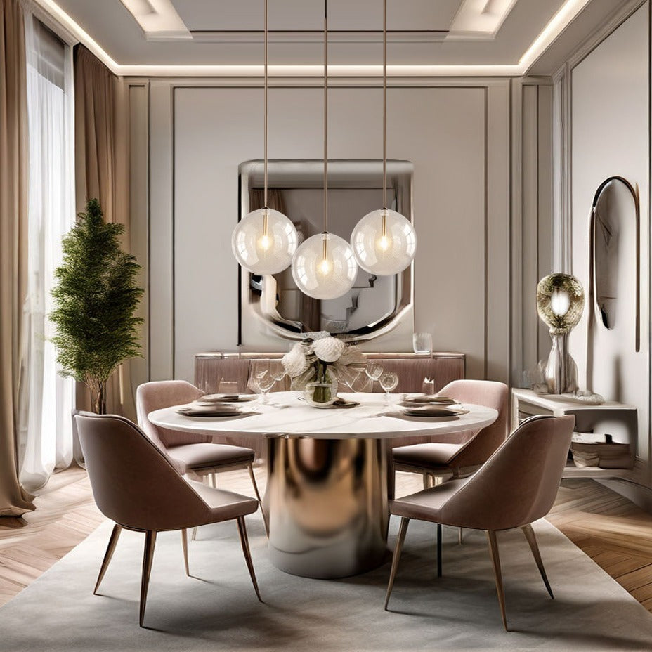 Lunel Glass Ball Pendant Light for Nordic Modern Homes | Temsk