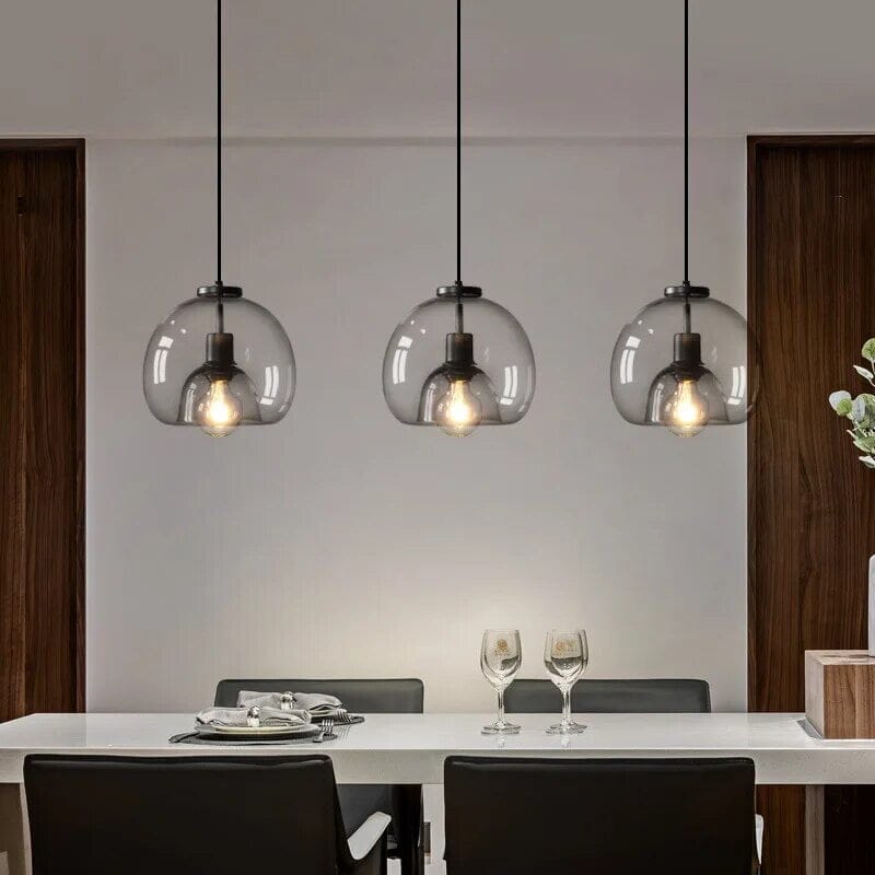 Lampade a sospensione Aurelia in vetro per cucine moderne e altro | Temsk