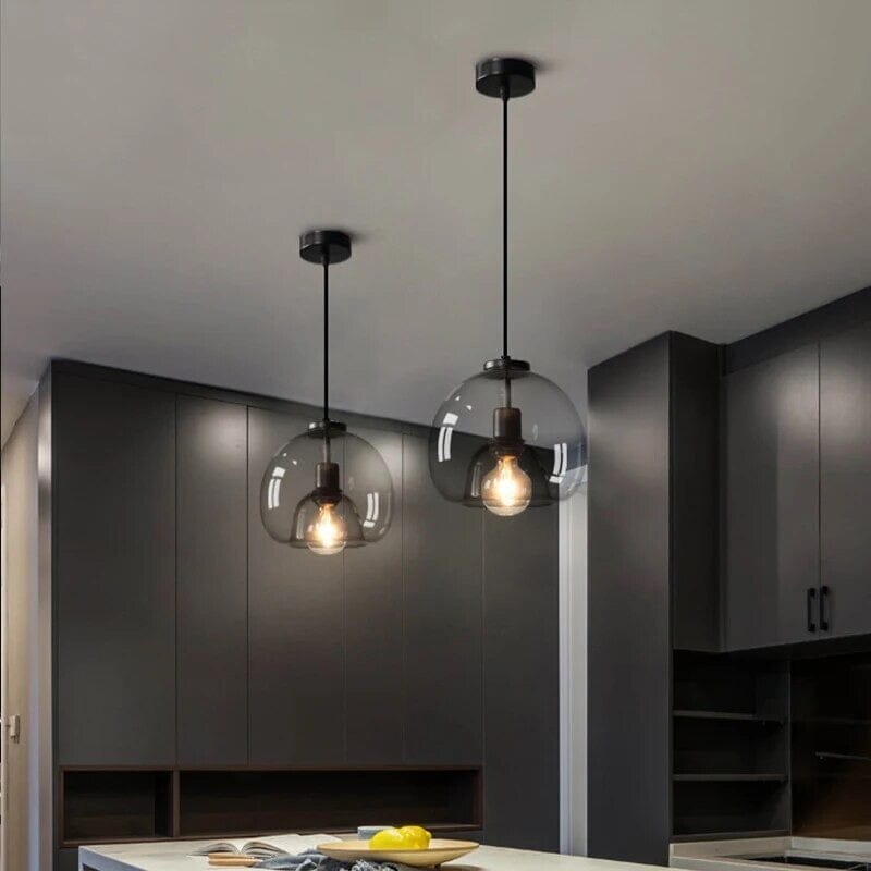 Lampade a sospensione Aurelia in vetro per cucine moderne e altro | Temsk