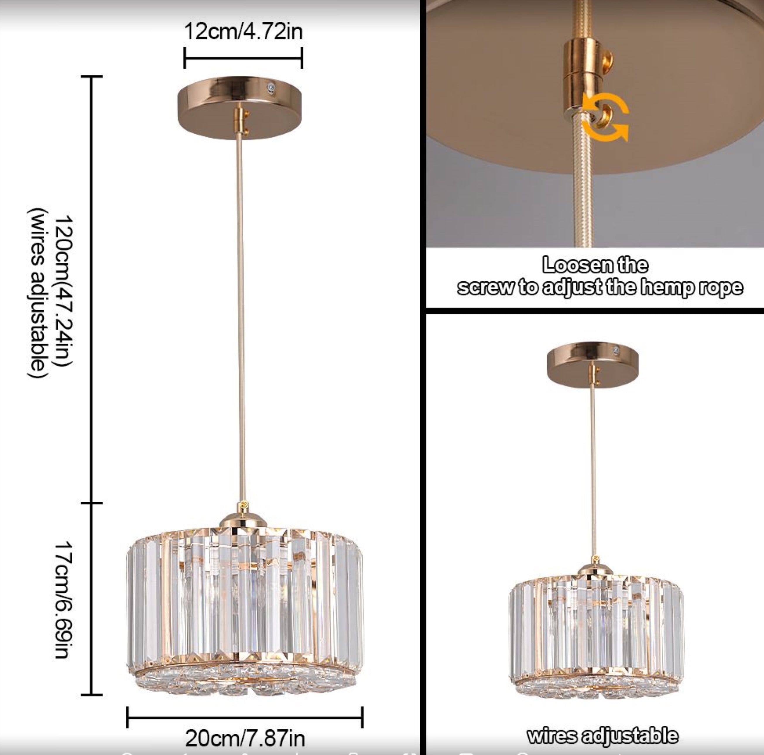 NovaCrystal Two-Tier Crystal Pendant Light With Angled Glass Prisms | Temsk