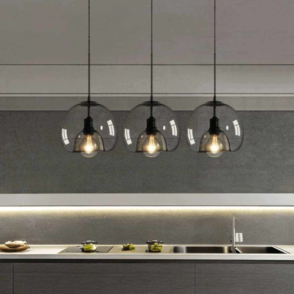 Lampade a sospensione Aurelia in vetro per cucine moderne e altro | Temsk