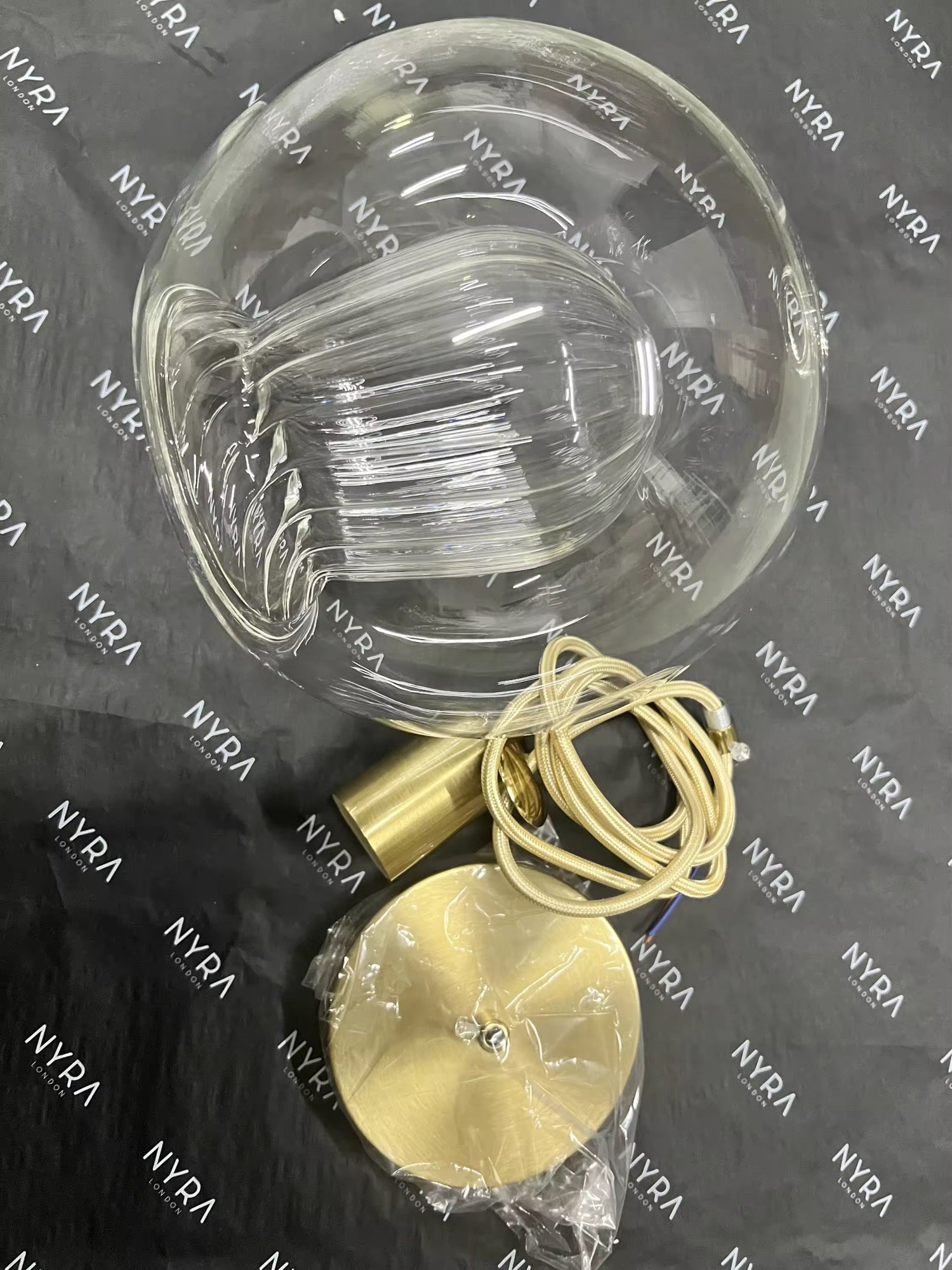 Nova Glass Bubble Pendant Light With Handblown Double Orbs | Temsk