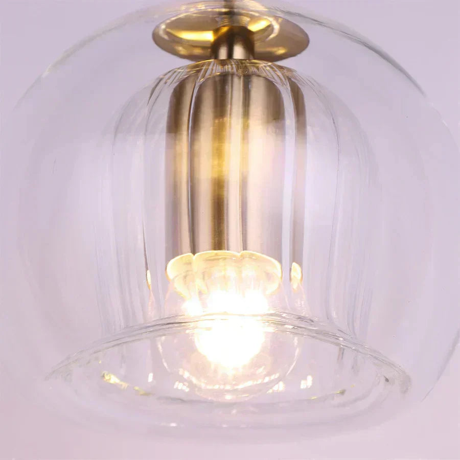 Nova Glass Bubble Pendant Light With Handblown Double Orbs | Temsk