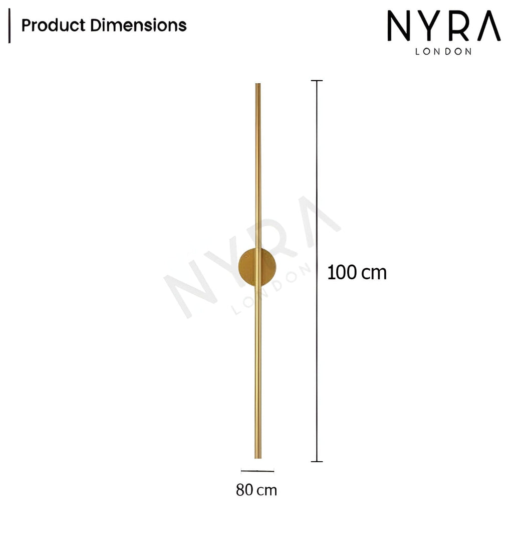 LumaNova Tube Wall Light for Modern Interiors and Living Spaces | Temsk