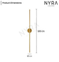 LumaNova Tube Wall Light for Modern Interiors and Living Spaces | Temsk