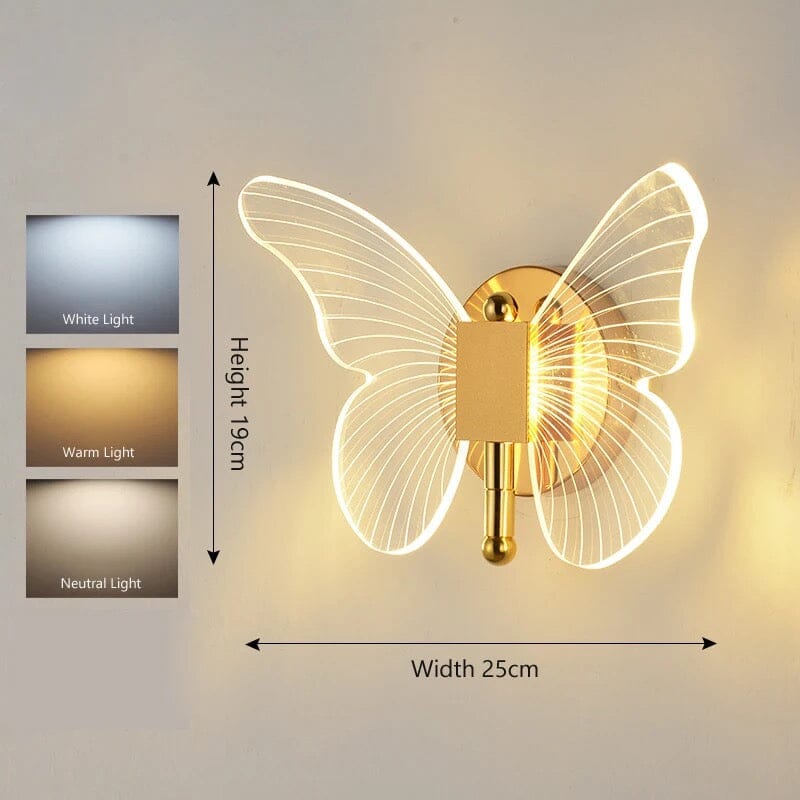 LumaWing Butterfly LED Wall Light Collection With Soft Glow | Temsk