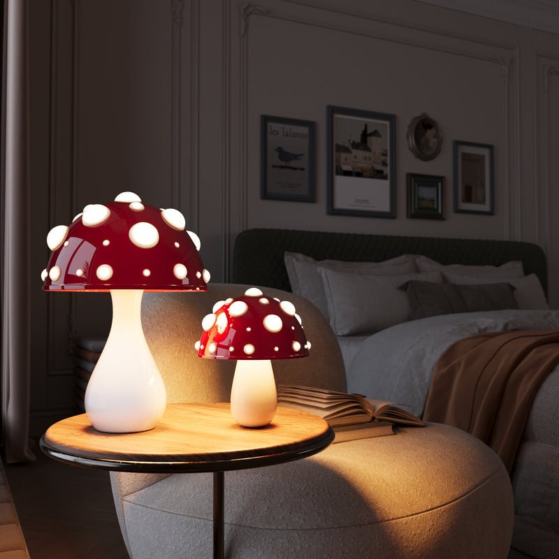 Amanita Inspired LED Table Lamp With Warm Modern Glow | Temsk