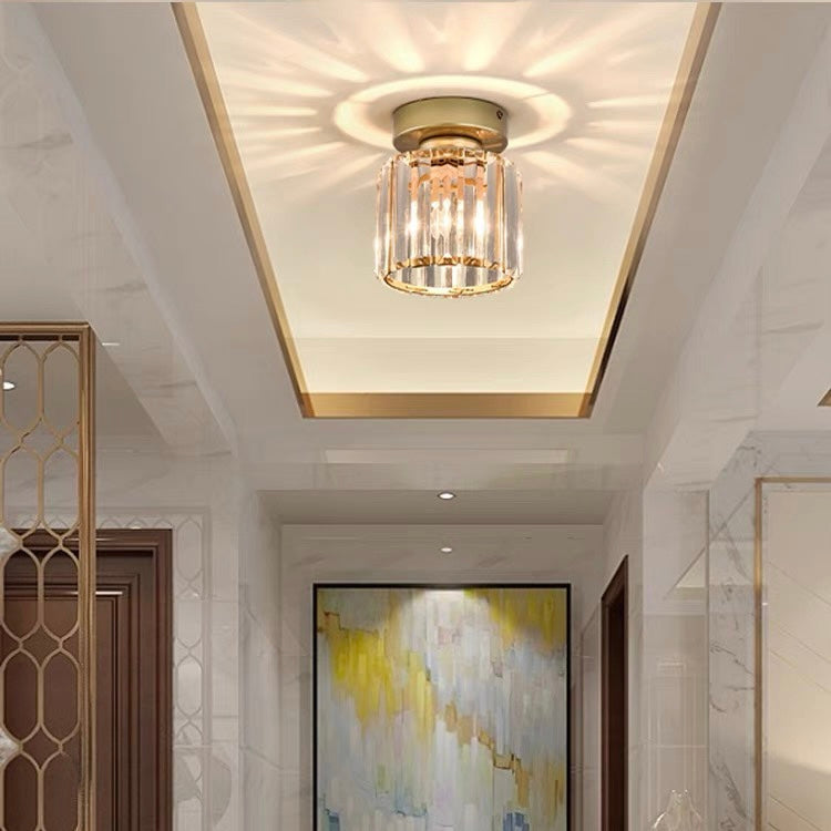 Crystal Ceiling Light E27, Surface Mounted, Modern Hall and Living Room | Temsk